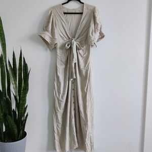 Free People Vintage Summer Midi Dress Size L